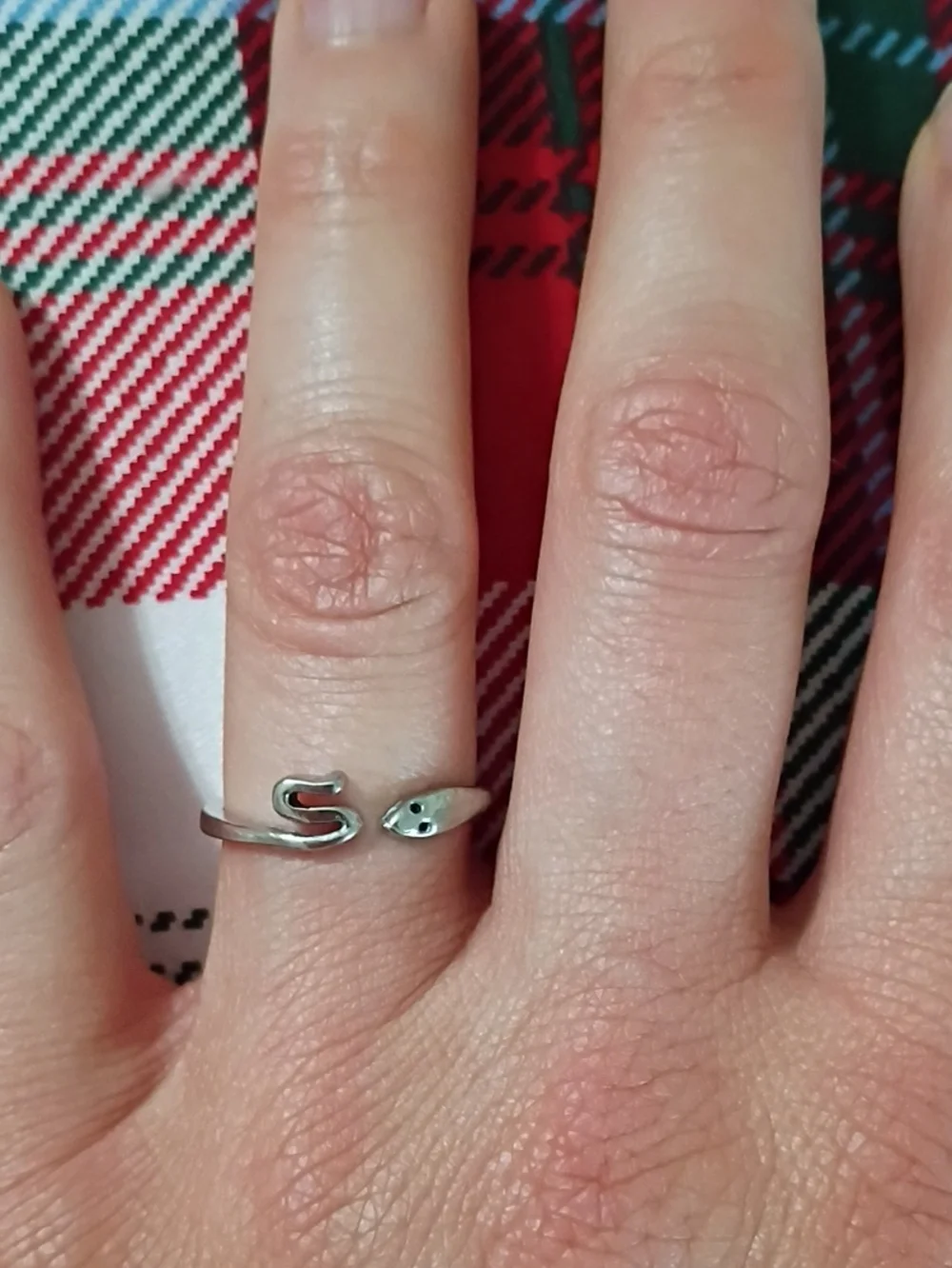 Sterling Silver Snake Ring 7